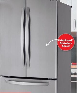 Home Hardware 25.1 cu. ft. refrigerator with smart cooling™ plus offer