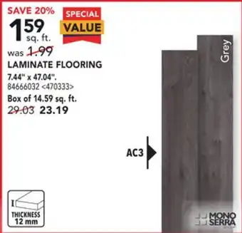 RONA Style selections laminate flooring 7.44" x 47.04" offer
