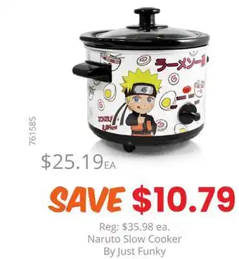 GameStop Naruto slow cooker by just funky offer