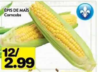Supermarché PA Épis de maïs corncobs offer