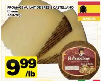Supermarché PA Fromage au lait de brebis castellano offer