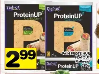 Supermarché PA Pain proteinup flatout offer