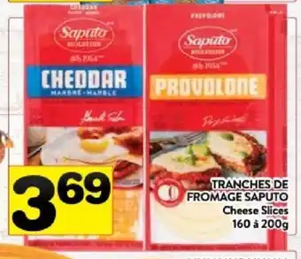 Supermarché PA Tranches de fromage saputo offer