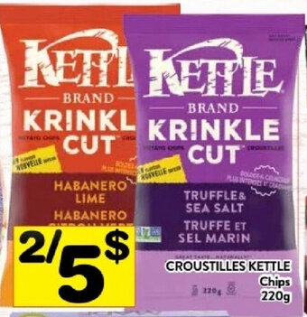 Supermarché PA Croustilles kettle chips offer