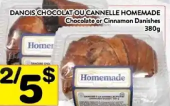 Supermarché PA Danois chocolat ou cannelle homemade offer
