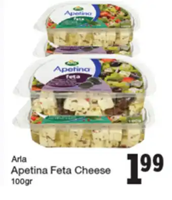 Quality Foods Apetine feta cheese offer