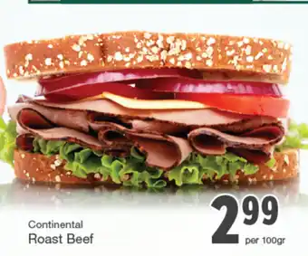 Quality Foods Roast beef offer