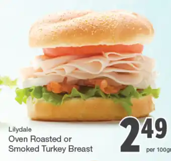 Quality Foods Oven roasted or smoked turkey breast offer