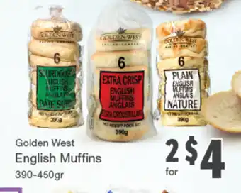Quality Foods English muffins offer