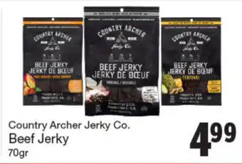 Quality Foods Country archer jerky cp. beef jerky offer