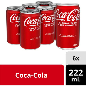 Walmart Coca-cola mini cans offer