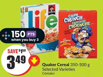 FreshCo Quaker cereal offer
