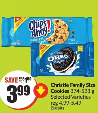 FreshCo Christie family size cookies offer