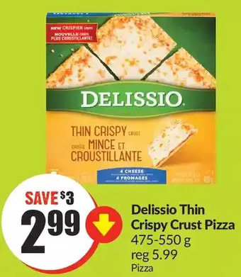 FreshCo Delissio thin crispy crust pizza offer