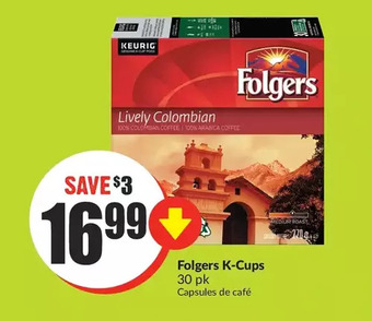 FreshCo Folgers k-cups offer