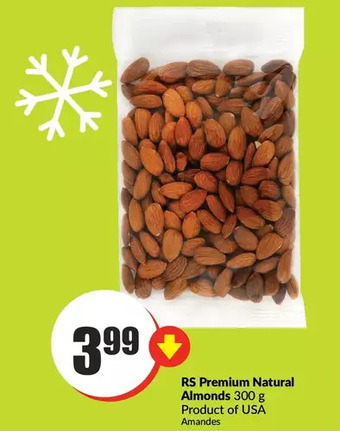 FreshCo Rs premium natural almonds offer