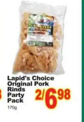 T&T Supermarket Lapid's choice original pork rinds party pack offer