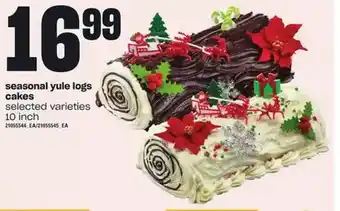 Loblaws Seasonal yule logs cakes offer