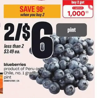 Loblaws Blueberries offer