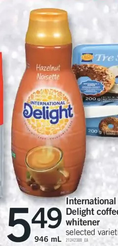 Fortinos International delight coffee whitener offer