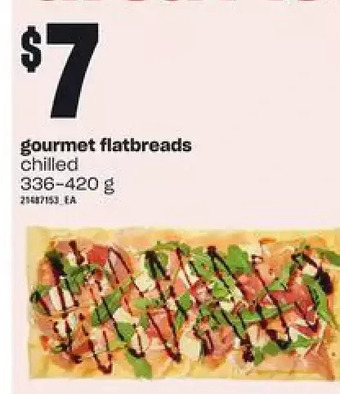 Loblaws Gourmet flatbreads offer
