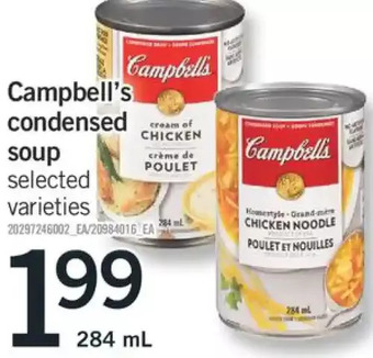 Fortinos Campbell's condensed soup offer
