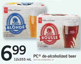 Fortinos Pc de-alcoholized beer offer