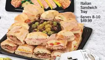 Fortinos Italian sandwich tray offer
