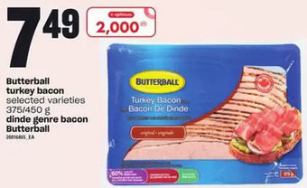 Independent Grocer Butterball turkey bacon offer
