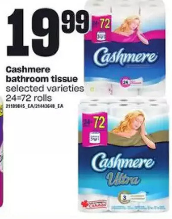Independent Grocer Cashmere bathroom tissue offer