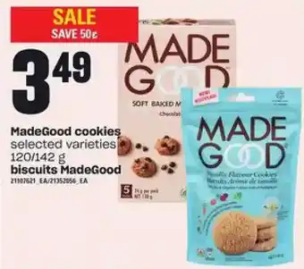 Independent Grocer Madegood cookies offer