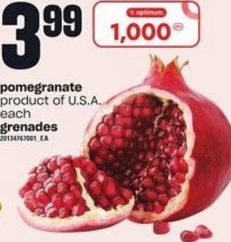 Independent Grocer Pomegranate offer