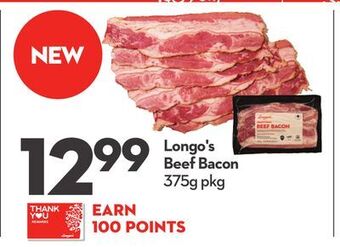 Longo's Longo's beef bacon offer
