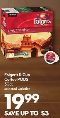 Longo's Folger's k-cup coffee pods offer