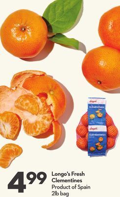 Longo's Longo's fresh clementines offer