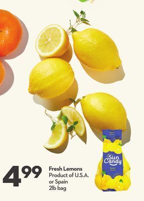 Longo's Fresh lemons offer