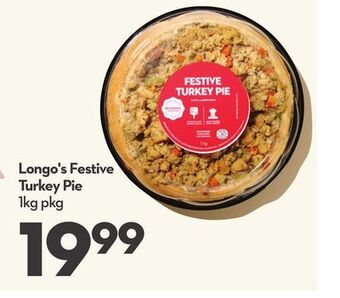 Longo's Longo's festive turkey pie offer
