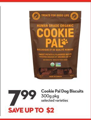 Longo's Cookie pal dog biscuits offer