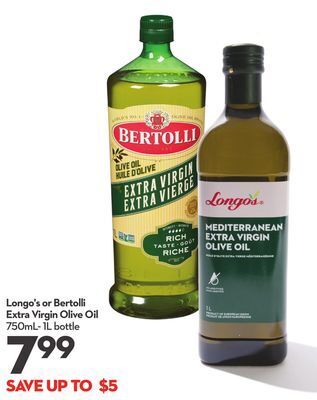 Longo's Longo's or bertolli extra virgin olive oil offer