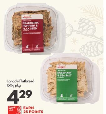 Longo's Longo's flatbread offer