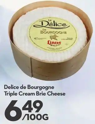 Longo's Bourgogne triple cream brie cheese offer