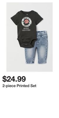 H&M 2-piece printed set offer