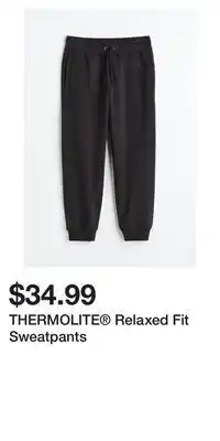 H&M Thermolite® relaxed fit sweatpants offer
