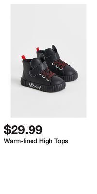 H&M Warm-lined high tops offer