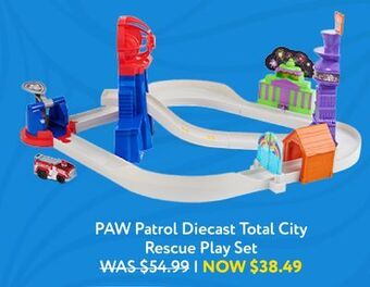 Mastermind Toys Paw patrol diecast total city rescue play set offer