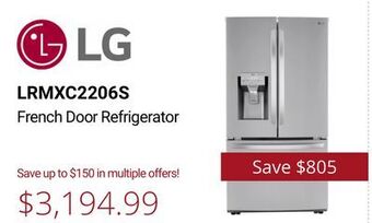 Canadian Appliance Source Lg french door refrigerator offer