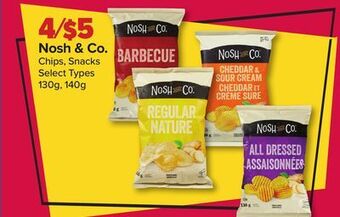 PharmaChoice Nosh & co. chips, snacks offer