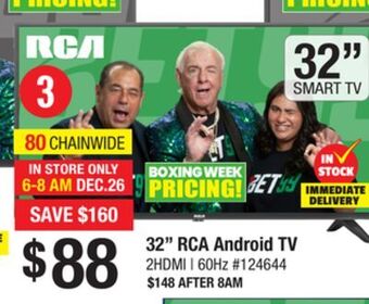 Bad Boy Superstore 32" rca android tv offer
