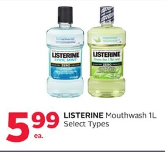 Rexall Listerine mouthwash offer