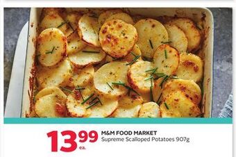 Rexall M&m food market supreme scalloped potatoes offer